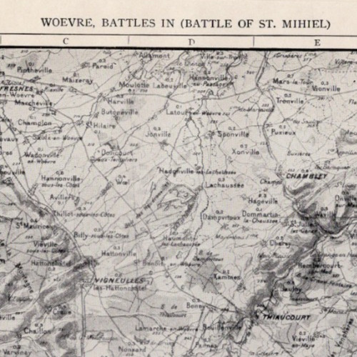 Mappa battaglia mihiel - mappa,