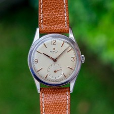 Zenith Pilot manuale cal. 40 cassa acciaio fondello a vite.