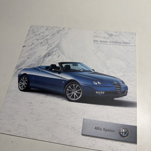 Alfa romeo spider - alfa, edizioni