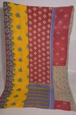 Trapunta Kantha vintage fatta