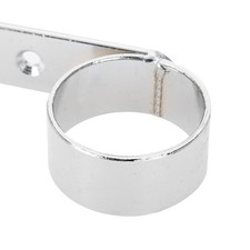 Pinze per lampada asciugacapelli da parete in ferro cromato supporto asciugacapelli