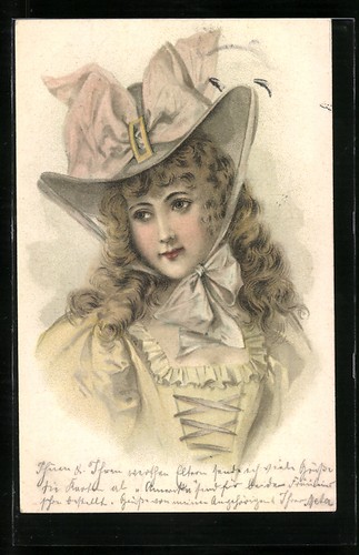 Giovane donna con capelli