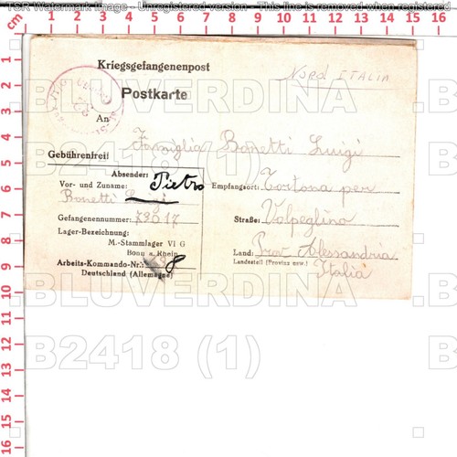 B2418 germania posta - b2418,