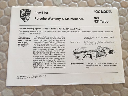 Porsche inserto supplemento - porsche,