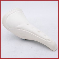 NOS SAN MARCO LASER BMX PLASTICA BIANCA OLD SCHOOL SELLA BICI VINTAGE