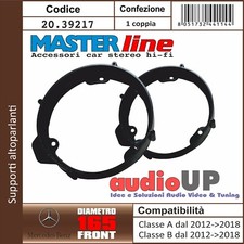 SUPPORTI ALTOPARLANTI 165 mm MERCEDES CLASSE B W246 2012>2018 COPPIA. ANT E POST