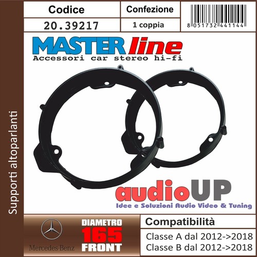 Supporti altoparlanti 165 - supporti, mm