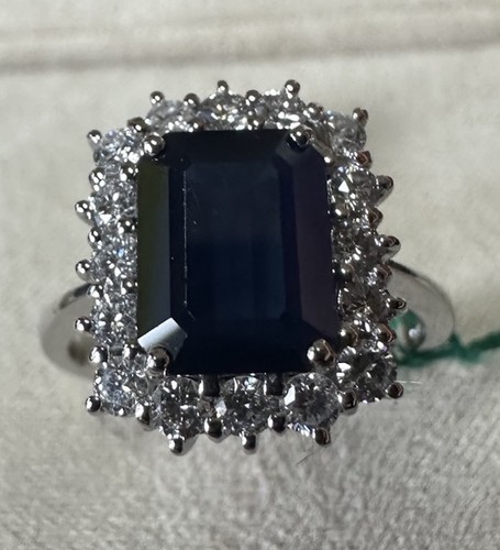 Anello oro bianco - 18, kt