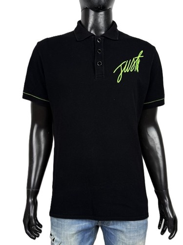 Just cavalli polo uomo nera - cavalli,