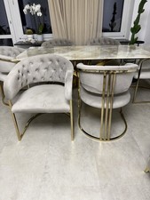 Tavolo da Pranzo Effetto Marmo