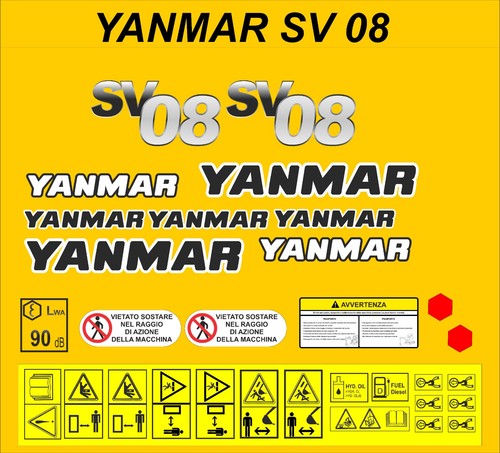 Yanmar sv08 2017 mini - yanmar,