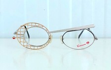 RARA RACCHETTA TENNIS VINTAGE ANNI 90 CASANOVA ITALIA SC-8 PLACCATA ORO 422/1000 OCCHIALI