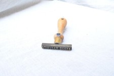 TIMBRO VINTAGE ANAGRAFE ROMA "MASCHIO" ULTRARARE