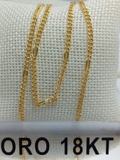 Collana in oro giallo 750 18