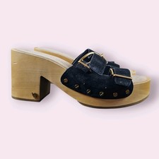 Sandali zoccoli legno - in,