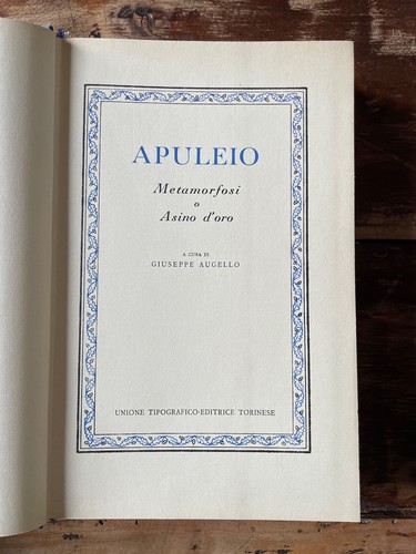 Apuleio metamorfosi asino - o,