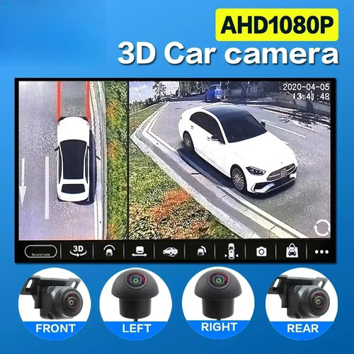 360 4xcamera ahd 1080p auto - 360°,