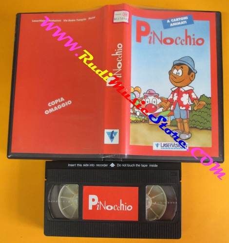 Vhs film pinocchio cartoni - vhs,