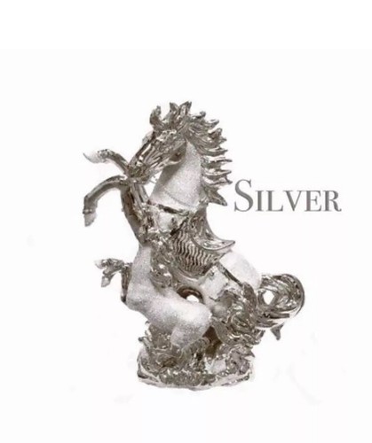 Cavallo cromato argento - cromato,