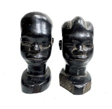 Coppia Di Statue Africane