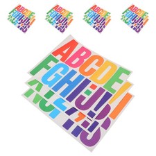  5 set di adesivi con lettere