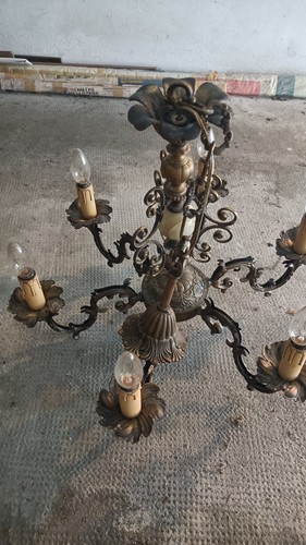 Lampadario vintage anni - lampadario,