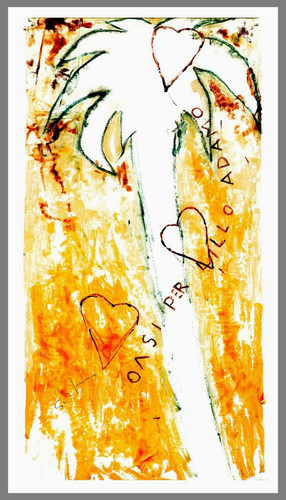 Mario schifano serigrafia - schifano- ,