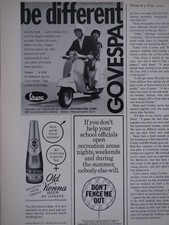 Pubblicità Vespa 400 1959