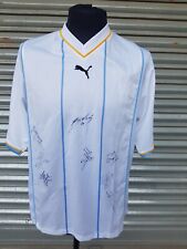 Maglia Lazio Puma originale stagione 2001 2002 Champions League autografata 