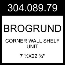 IKEA BROGRUND Mensola angolare