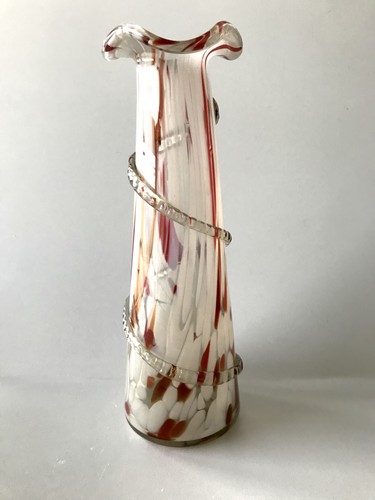 Vaso vintage vetro soffiato - vaso,
