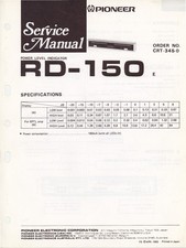 PIONEER RD-150 Service Manual