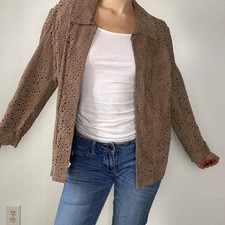 Giacca marrone vera pelle