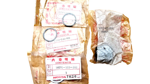 Kit gomma scarico - honda, per