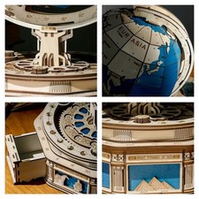 Robotime 3D Wooden Globe