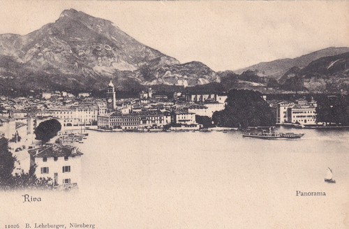 Cartolina trento lago - cartolina, di