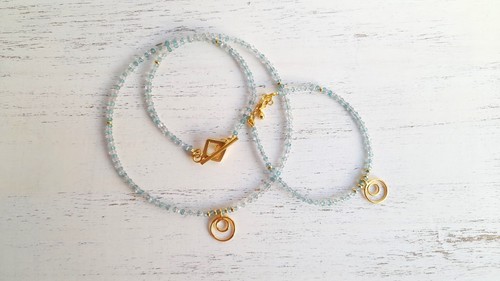 Parure collier bracciale con - collier,