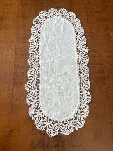 Centrino vintage puro lino - vintage,