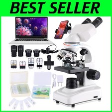 Microscopio composto con illuminazione a doppia LED per adulti