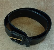 Cintura ragazza in finta pelle. Colore nero