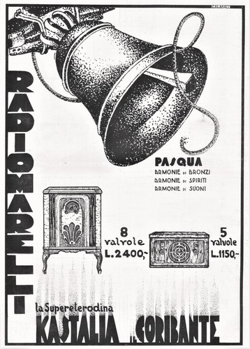 Pubbl 1932 radiomarelli - pubbl.,
