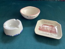 3 PORTACENERE CINZANO LAVAZZA e GANCIA CERAMICA  PIOLA e D’ANCAR