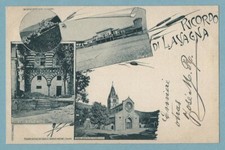 LAVAGNA (GE) - Cartolina Originale d'Epoca FP Viaggiata nel 1900 - SALUTI