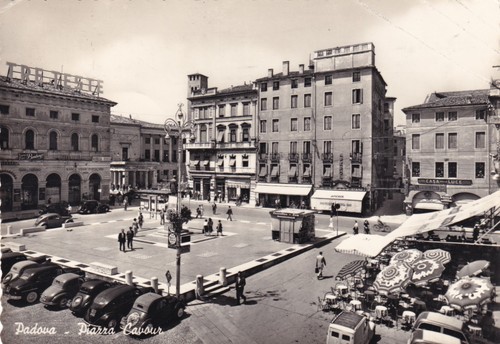 Cartolina padova piazza - di, ,piazza