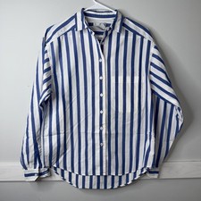 Camicia LS bianca a righe