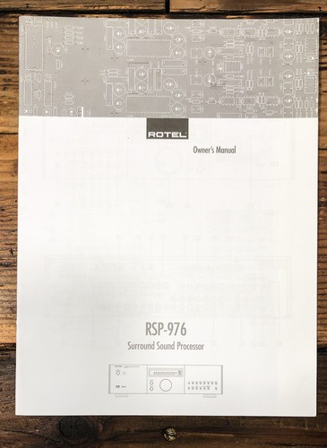 Rotel rsp 976 - rsp-976, processore