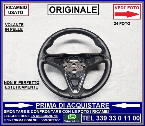 Volante sterzo pelle - volante, in