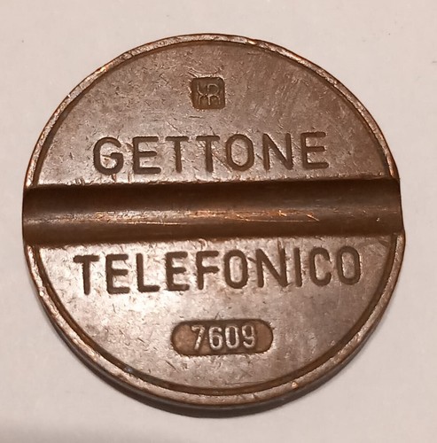 Gettone telefonico 7609 raro - 7609,