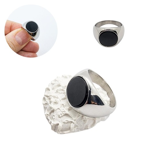 Anello uomo acciaio inox - anello,