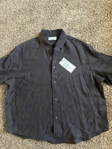 New zara shirt ecru - |, 7545